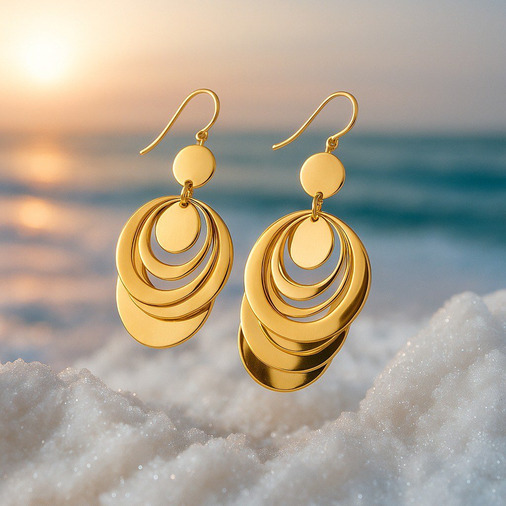 Malene | Boucles d'Oreilles Argent Brillant