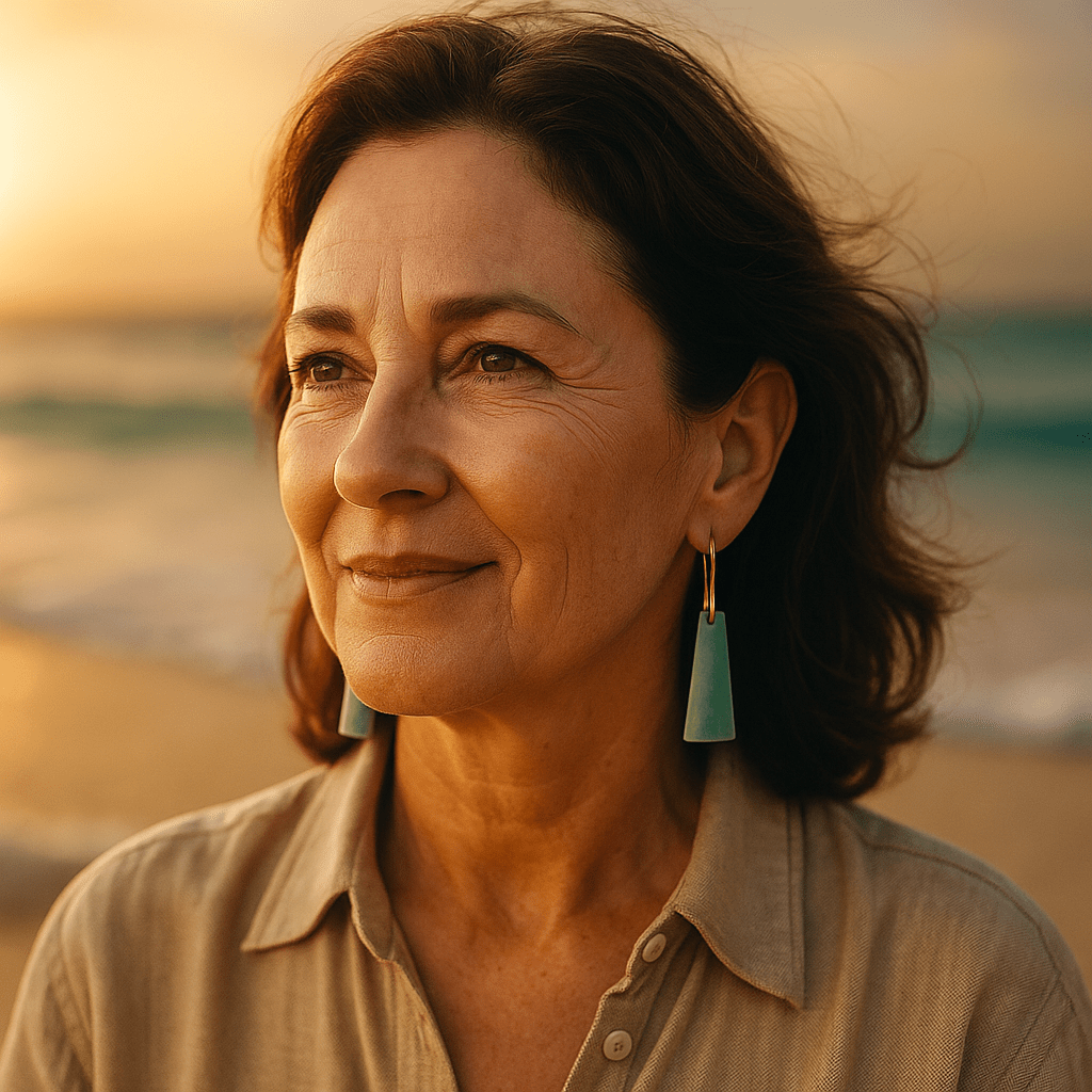 Malou | Boucles d'Oreilles Vert Émeraude