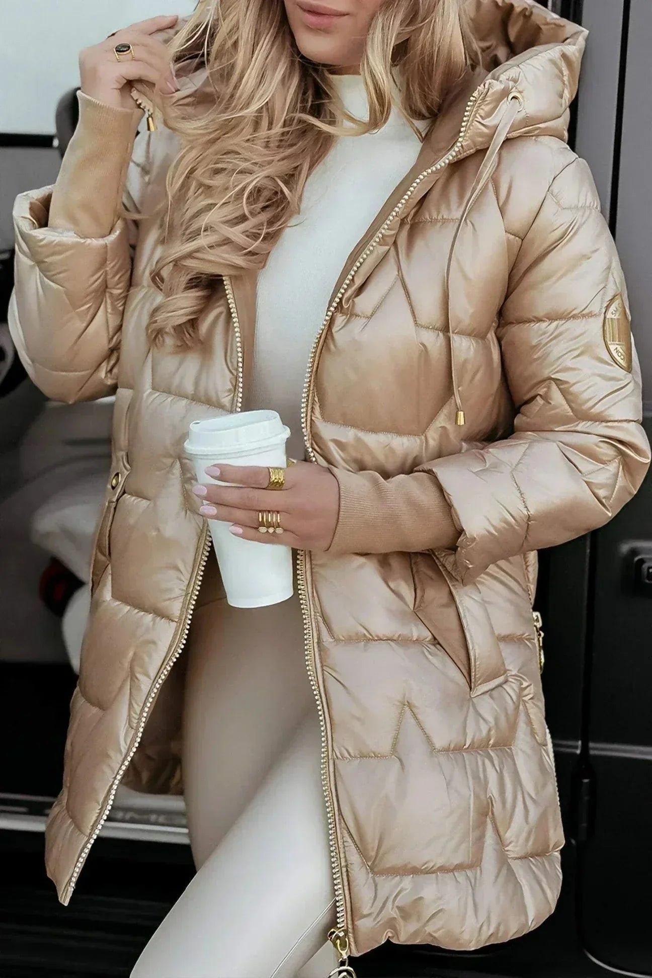 Marcella™ | Veste automnale élégante avec capuche