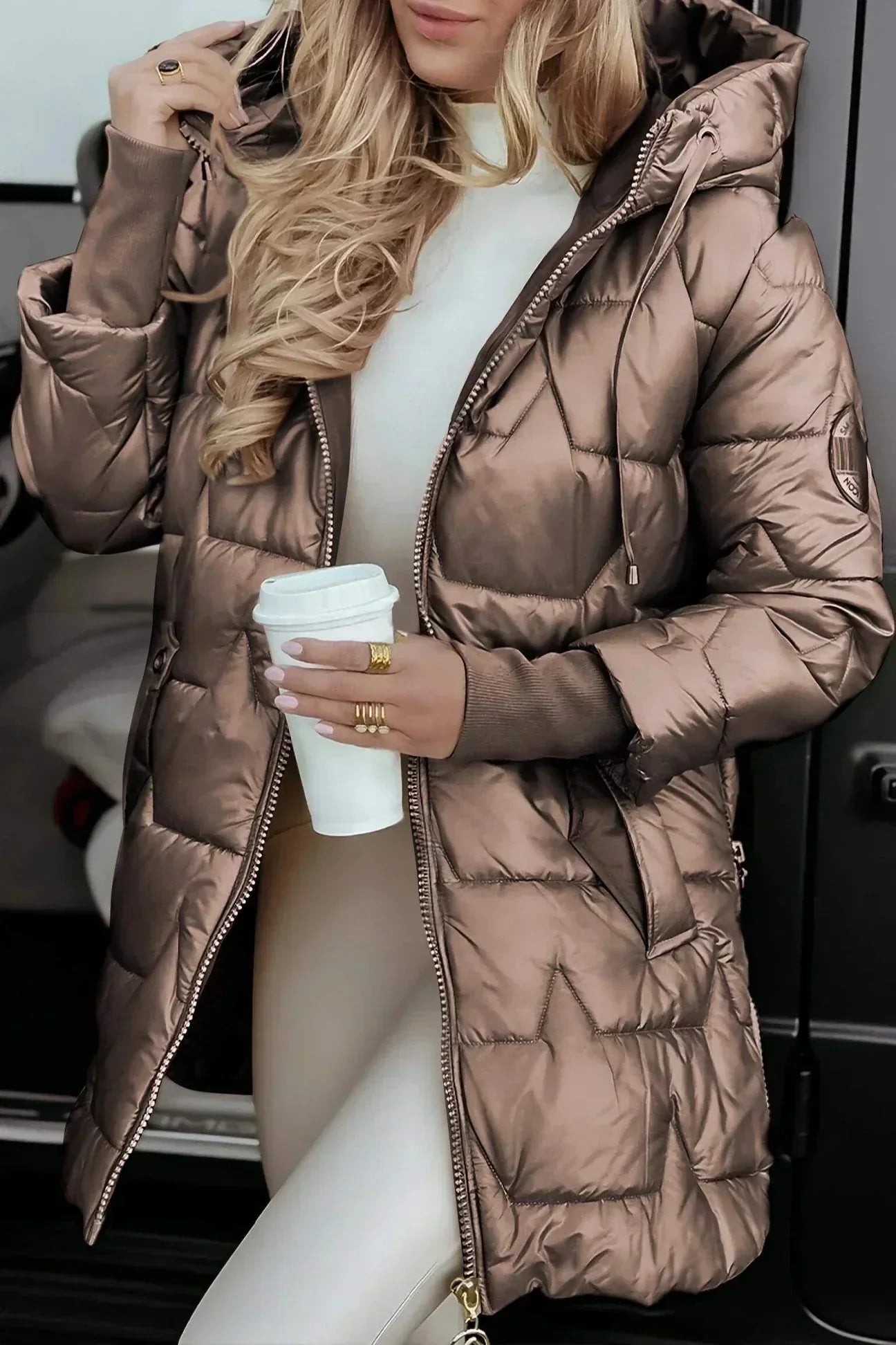 Marcella™ | Veste automnale élégante avec capuche