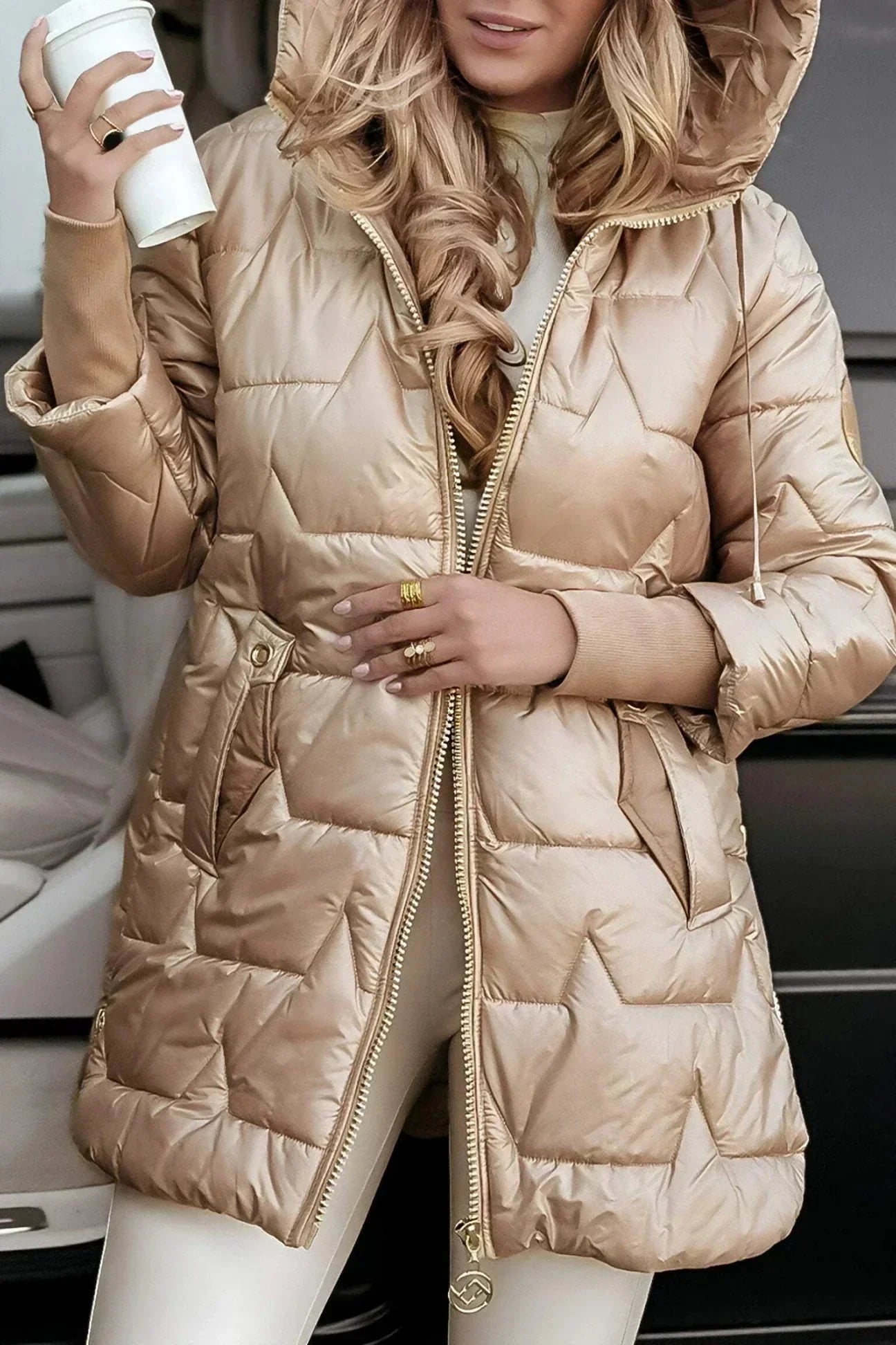 Marcella™ | Veste automnale élégante avec capuche