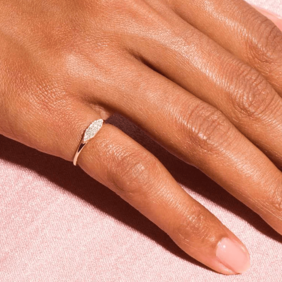 Marie | Bague en or avec zirconium