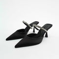 Mette | Talons hauts avec strass