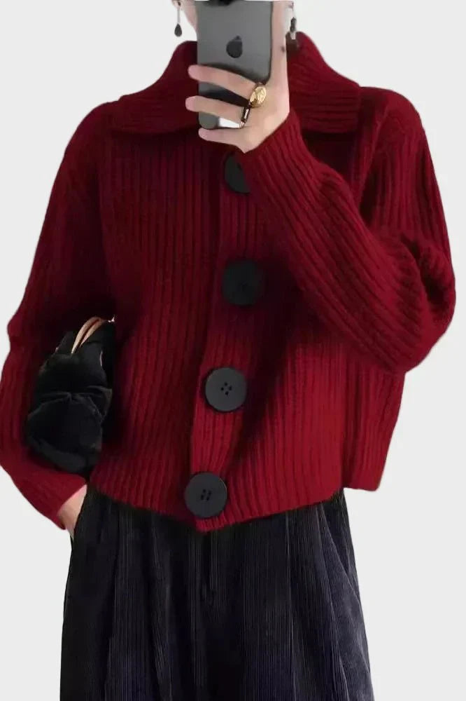 Mille | Cardigan Rouge