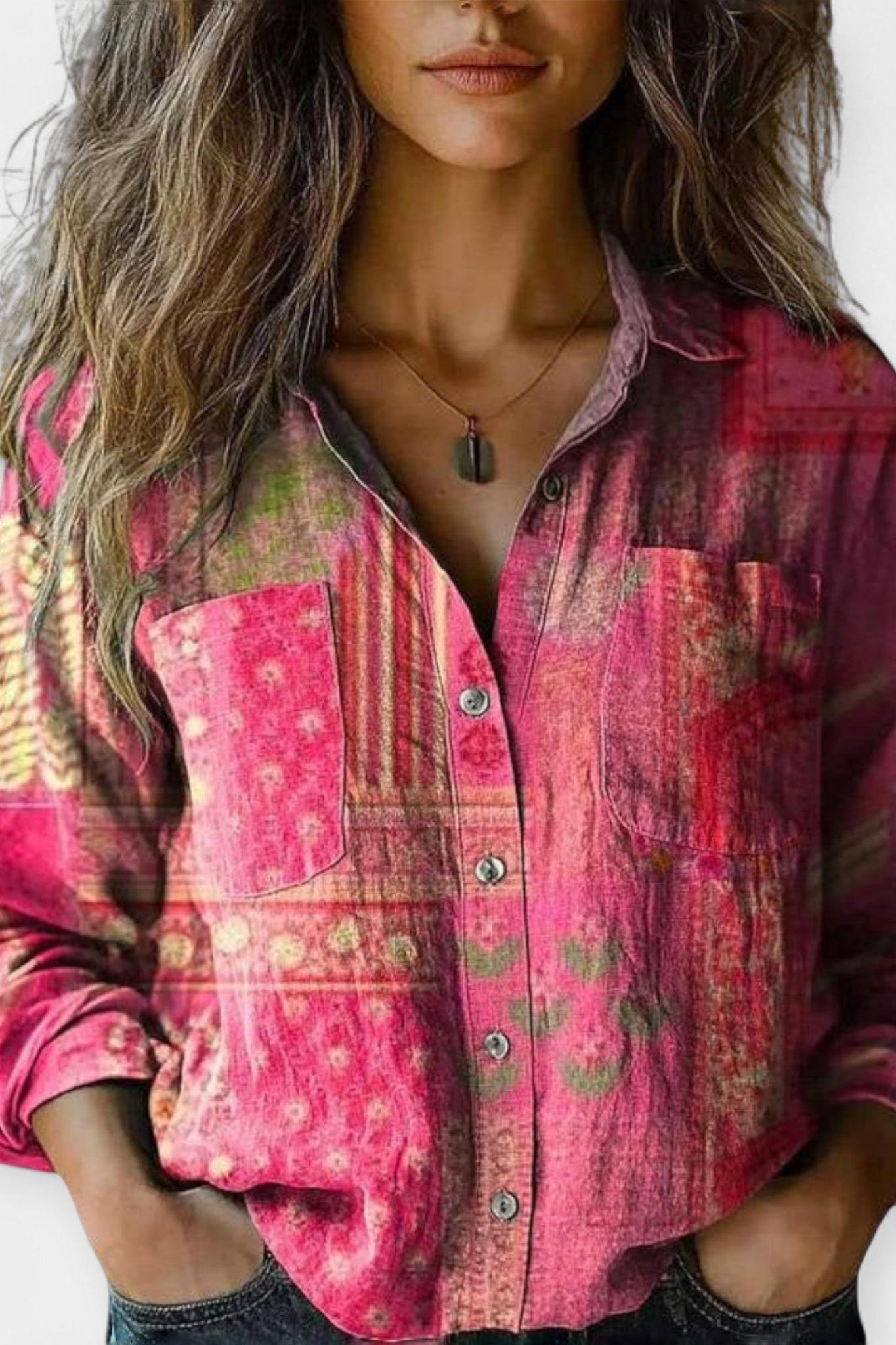 Mille | Blouse vintage à motif