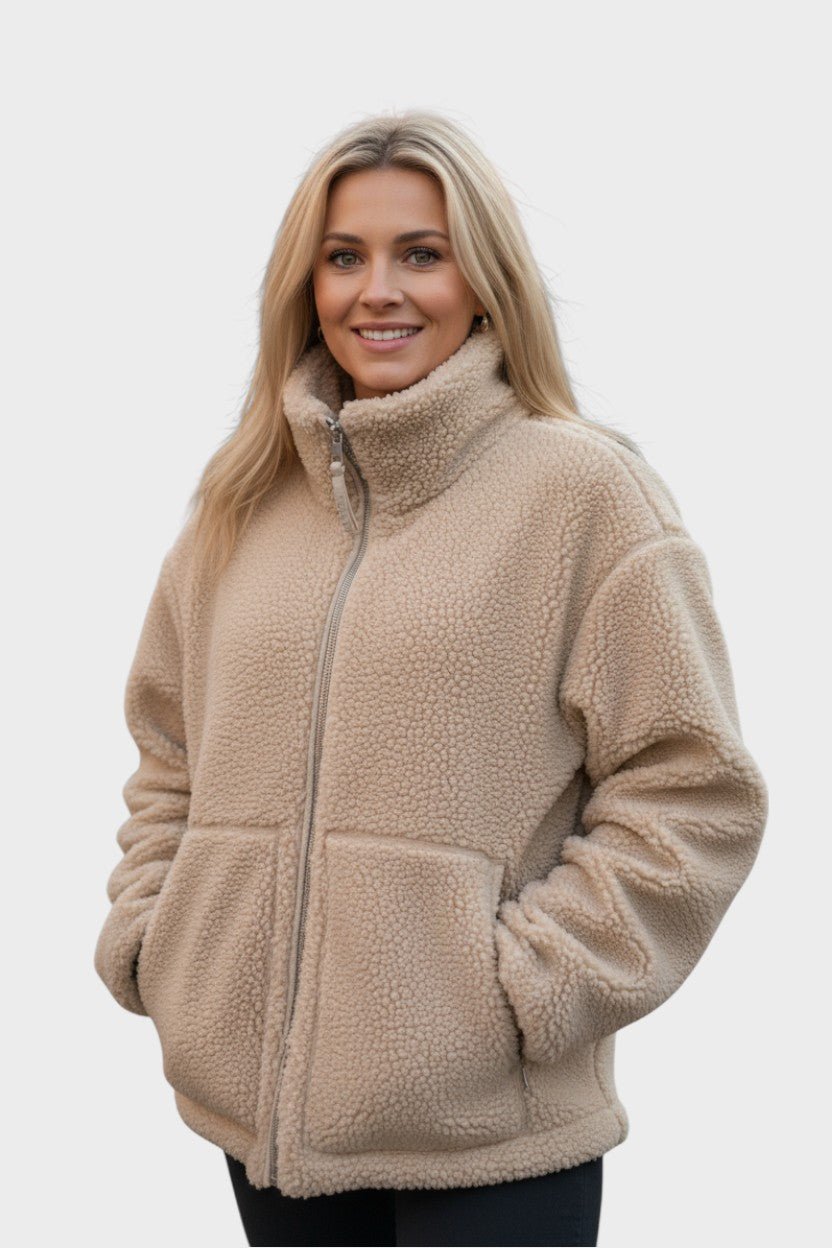 Mille™ | Élégant manteau teddy au design nordique