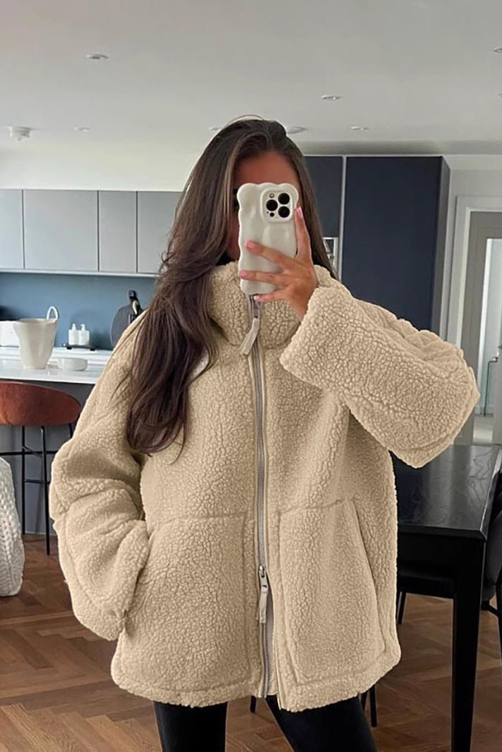 Mille™ | Élégant manteau teddy au design nordique