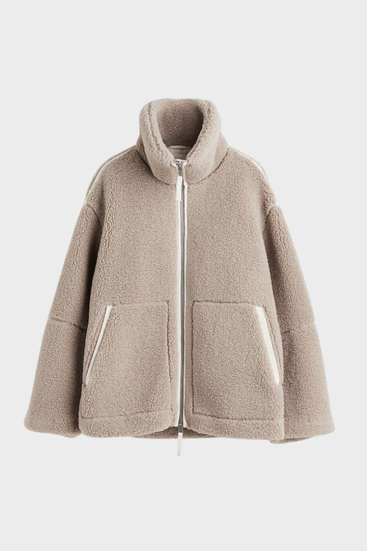 Mille™ | Élégant manteau teddy au design nordique
