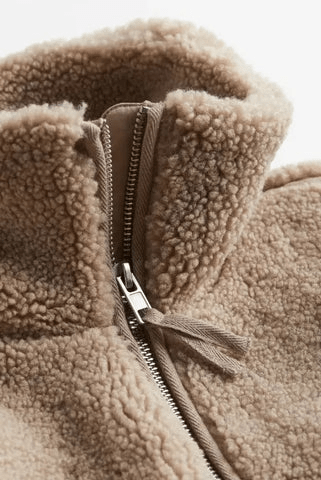 Mille™ | Élégant manteau teddy au design nordique