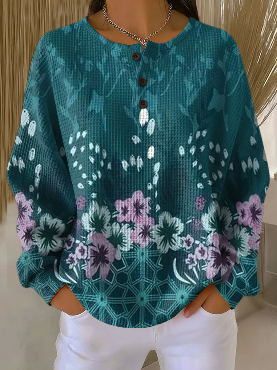 Nora™ - Pull avec design floral