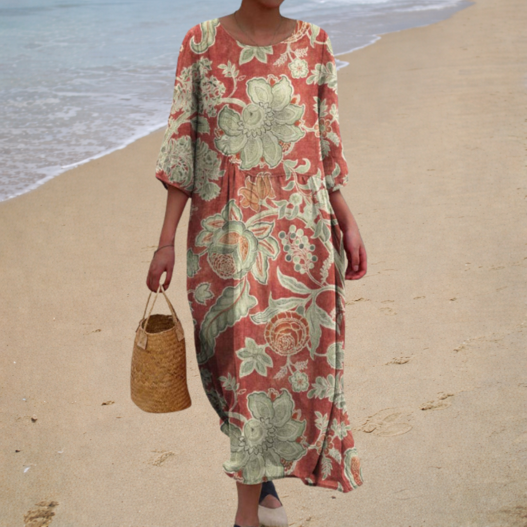 Zoé - Robe longue fluide chic et confortable