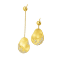 Pernille | Boucles d'oreilles goutte d'or