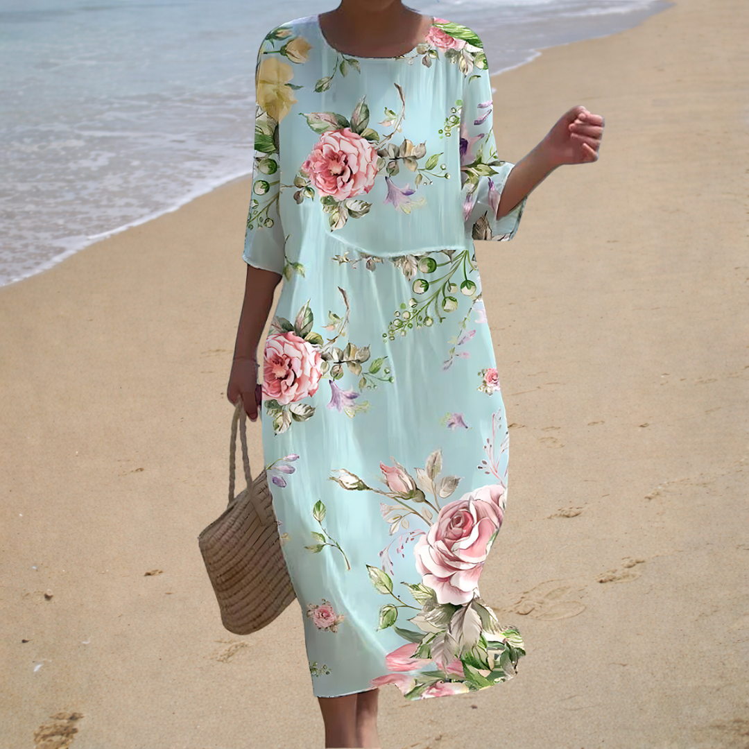 Rosalie - Robe longue fluide chic et confortable
