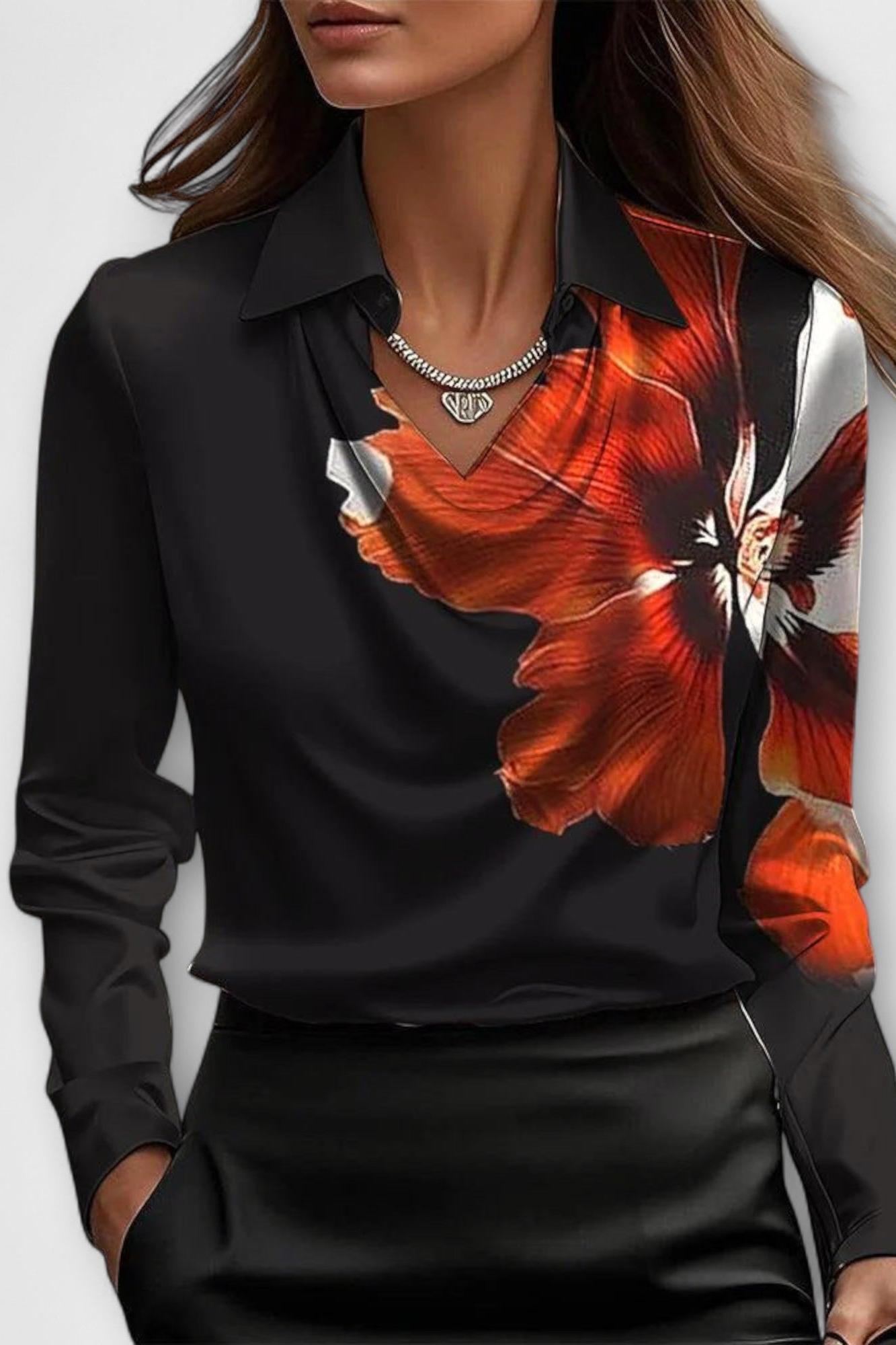 Ronja | Blouse en Satin
