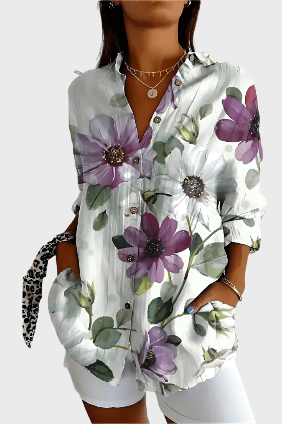 Rosa | Chemise à fleurs