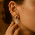 Rosa | Boucles d'Oreilles en Perles Naturelles