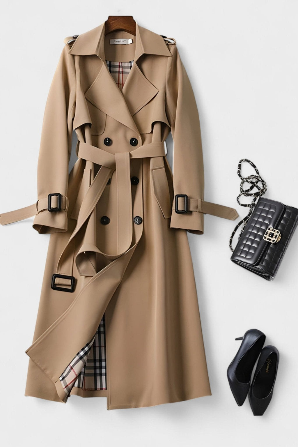 Saara™ | Manteau élégant avec ceinture à la taille