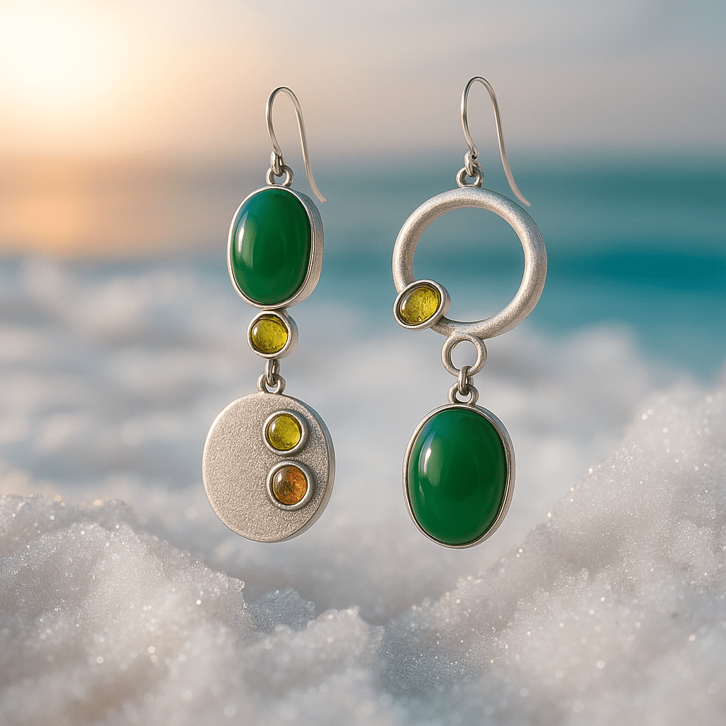 Saga | Boucles d'Oreilles en Argent Brillant