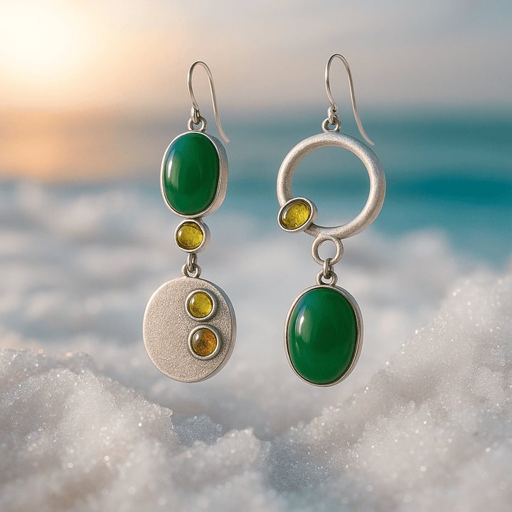 Saga | Boucles d'Oreilles en Argent Brillant
