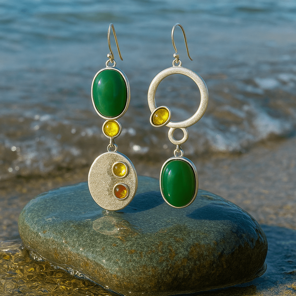Saga | Boucles d'Oreilles en Argent Brillant