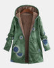 Sage | Veste Sherpa avec Motif Tribal