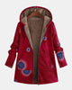 Sage | Veste Sherpa avec Motif Tribal