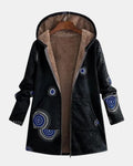 Sage | Veste Sherpa avec Motif Tribal