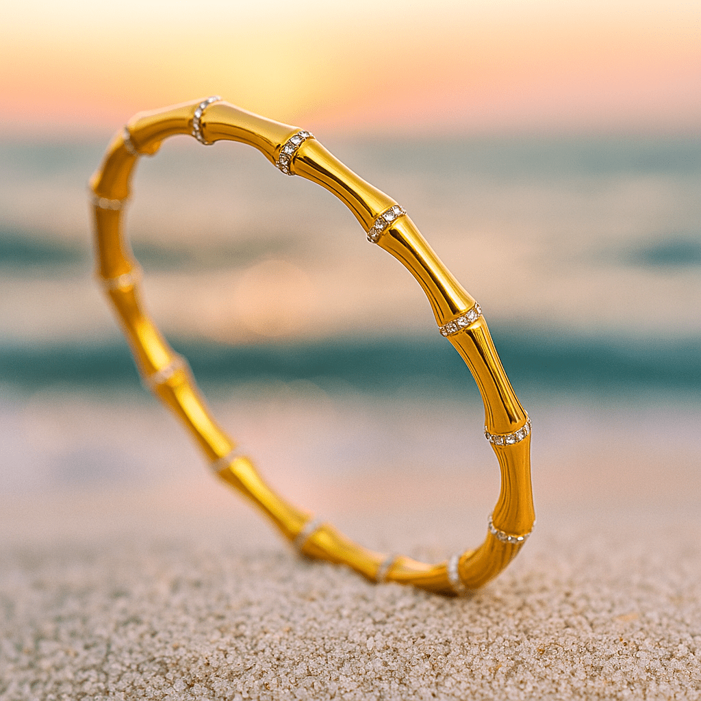 Sara | Bracelet en Argent Bambou