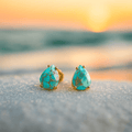 Sara | Boucles d'oreilles turquoise