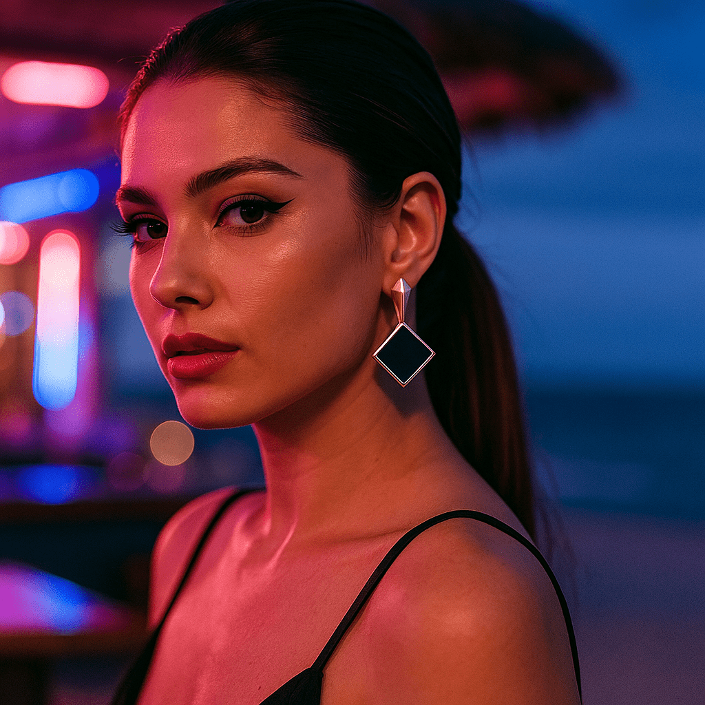 Selma | Boucles d'oreilles carrées