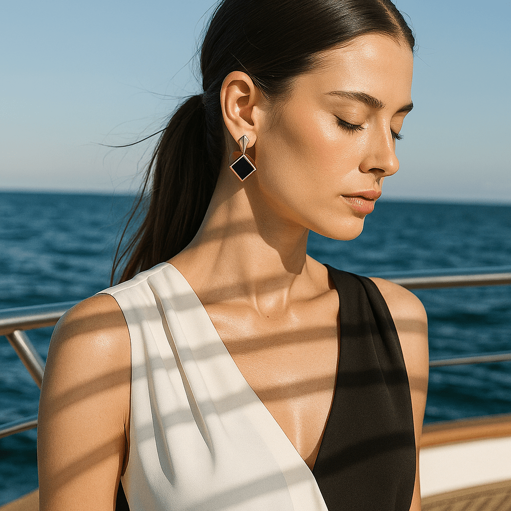 Selma | Boucles d'oreilles carrées