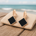 Selma | Boucles d'oreilles carrées