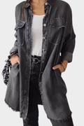 Sidsel | Robe chemise en denim