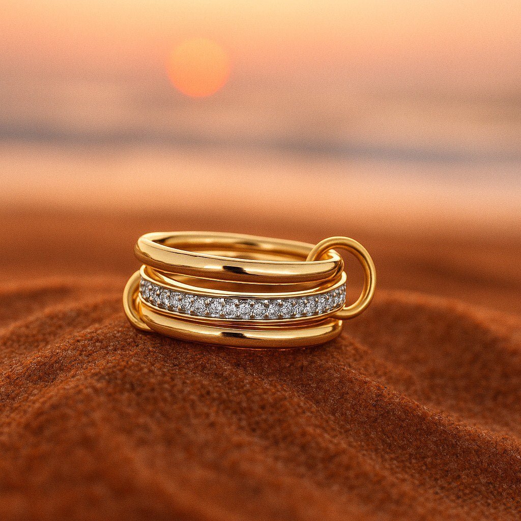 Sidsel | Bague en Or Zircone