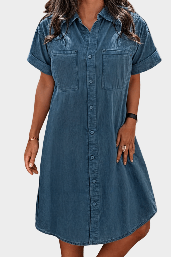 Solveig | Robe en denim