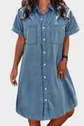 Solveig | Robe en denim