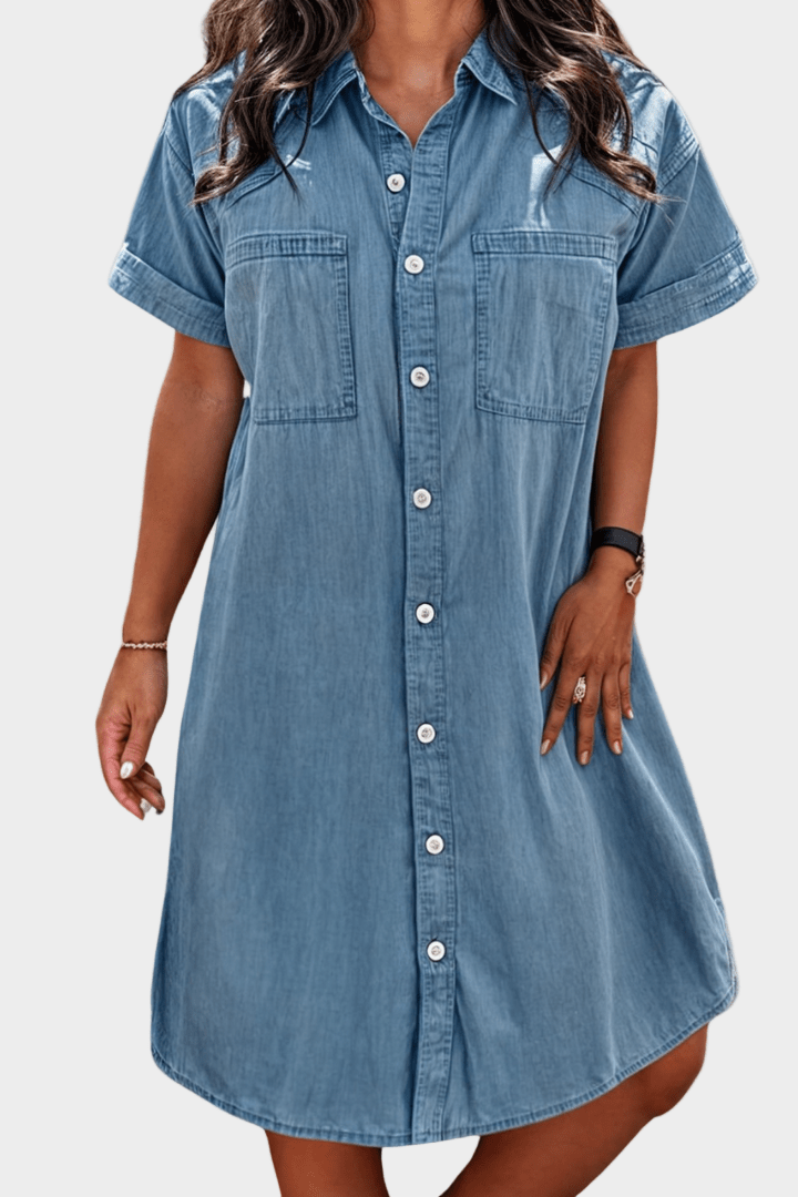 Solveig | Robe en denim
