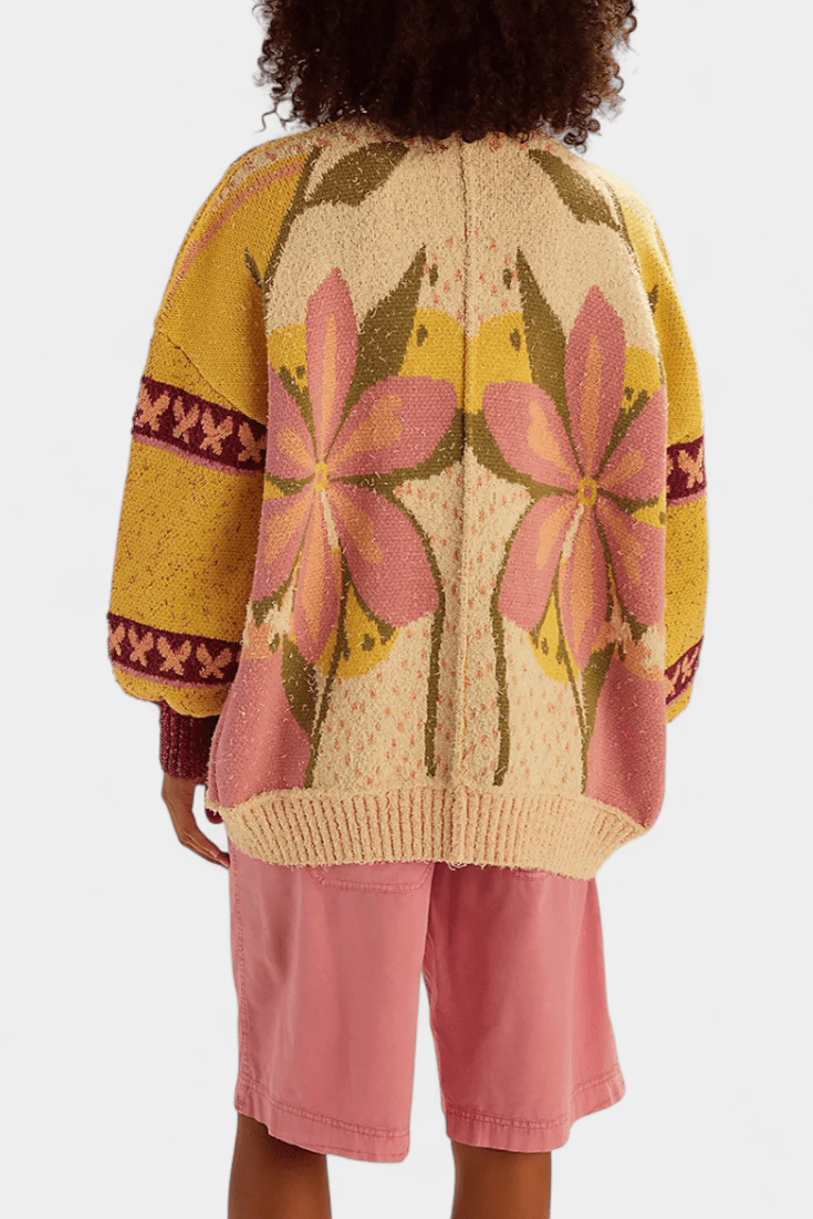 Stine | Cardigan fleuri