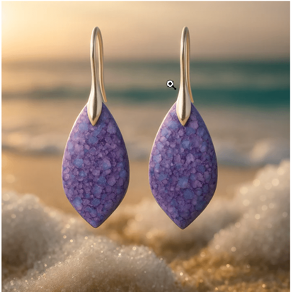 Stine | Boucles d'oreilles lilas