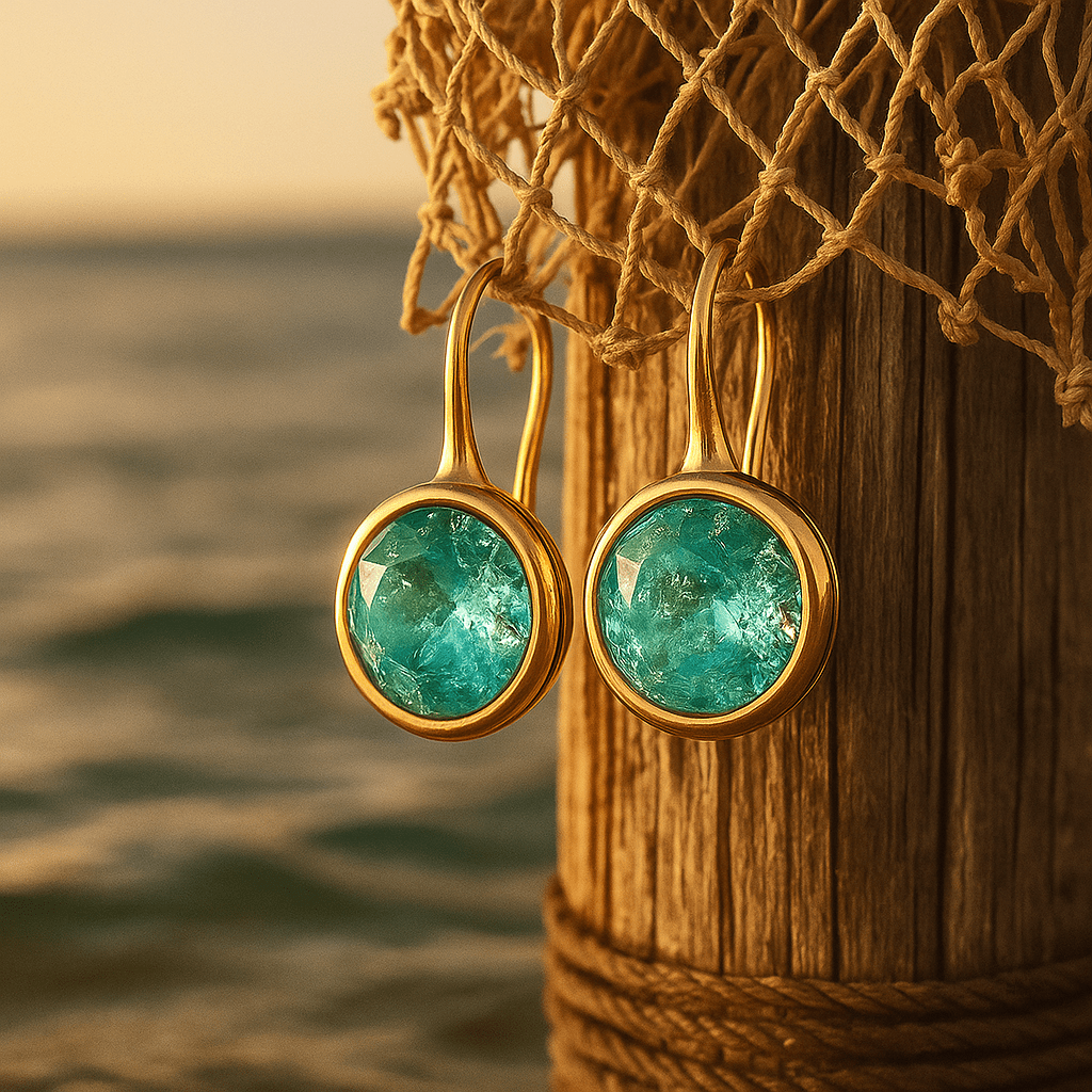 Stine | Boucles d'oreilles turquoise
