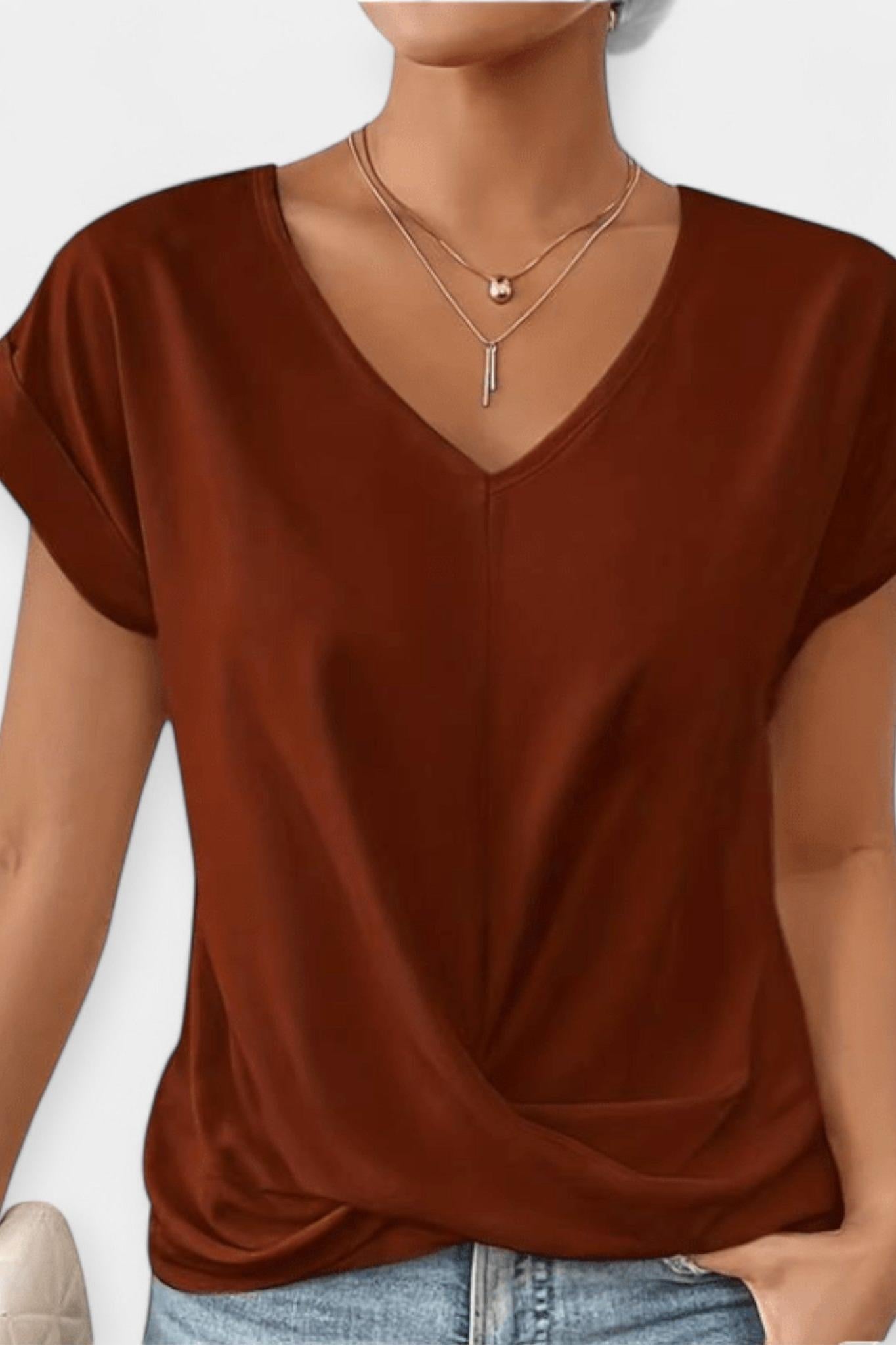 Stine | Blouse en V