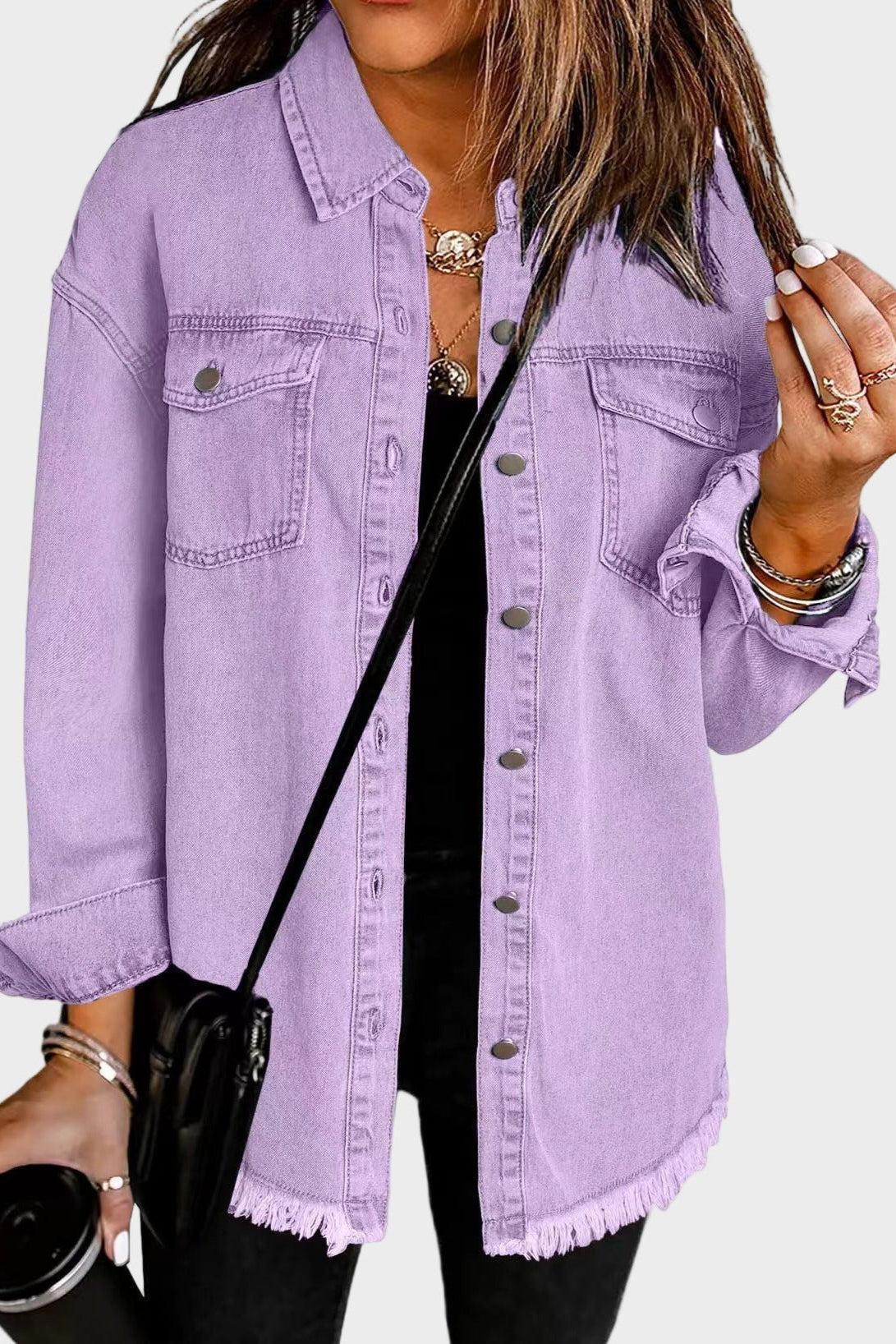 Thilde | Veste en Jean Lavande