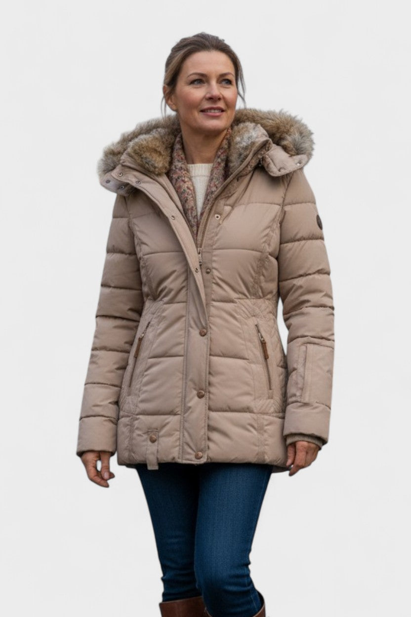 Thilde™ | Manteau avec un doux revêtement en fourrure