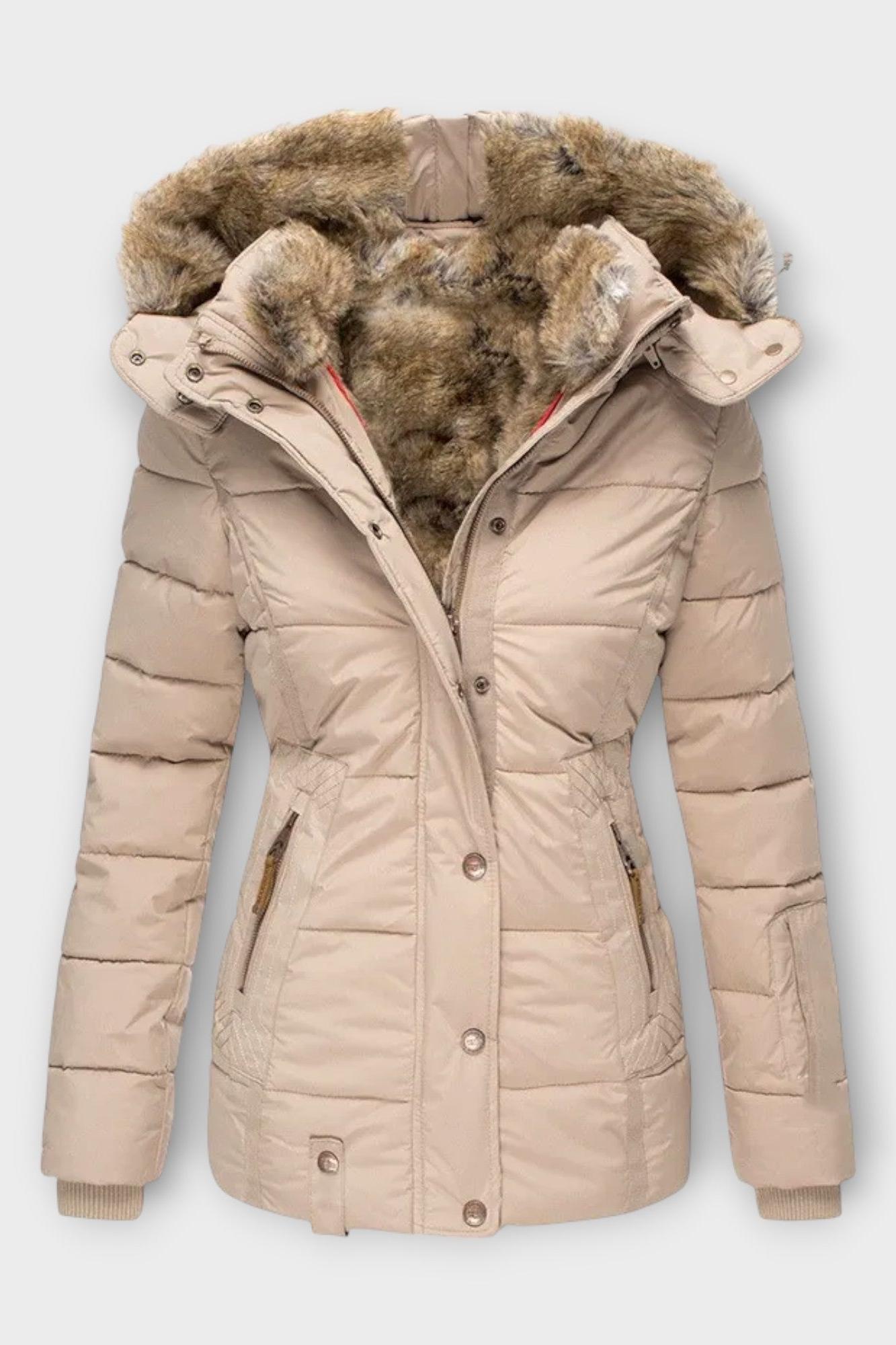 Thilde™ | Manteau avec un doux revêtement en fourrure