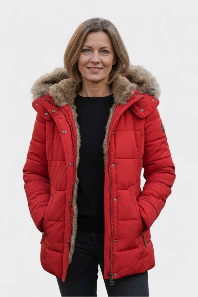Thilde™ | Manteau avec un doux revêtement en fourrure