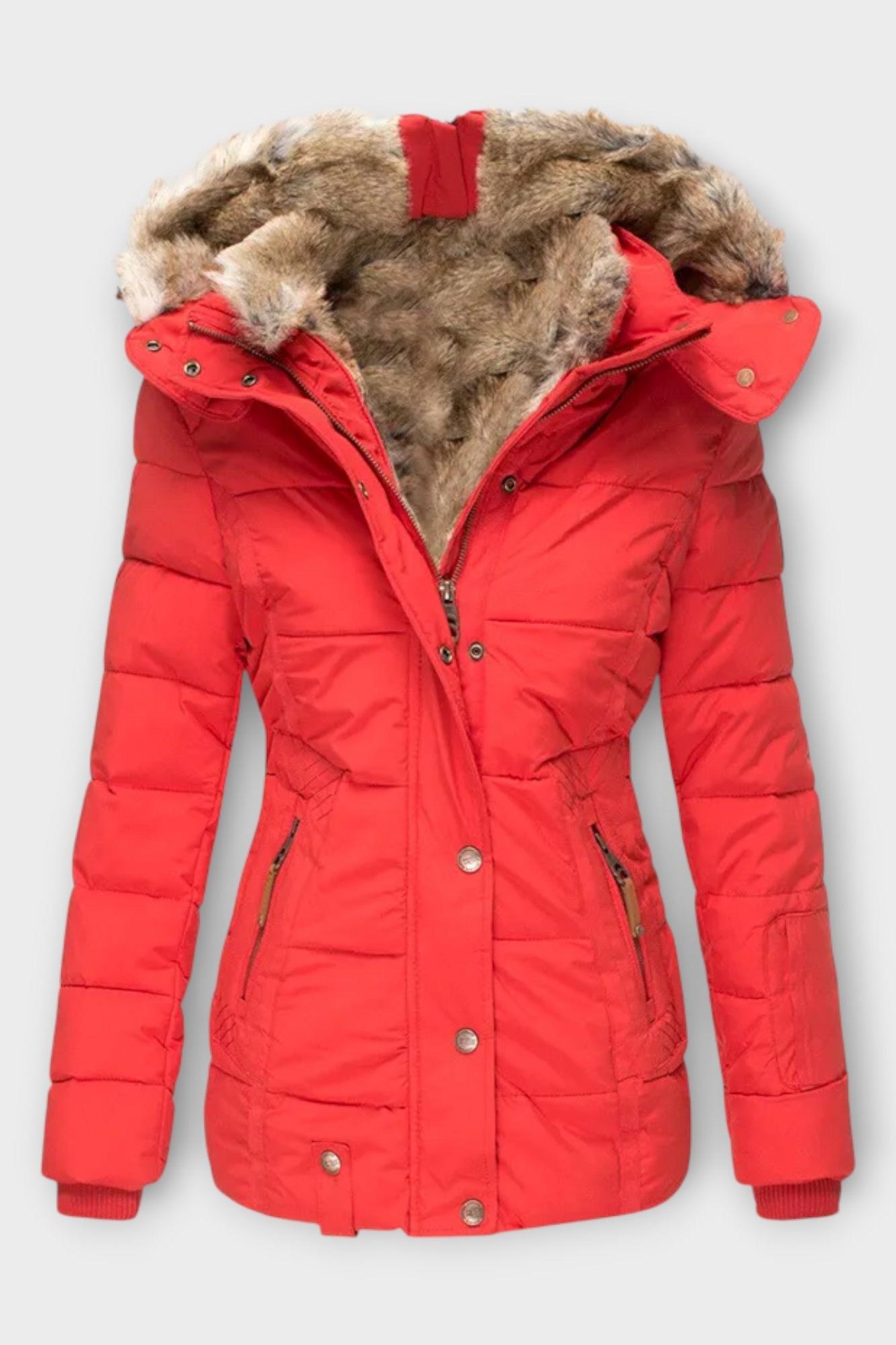 Thilde™ | Manteau avec un doux revêtement en fourrure