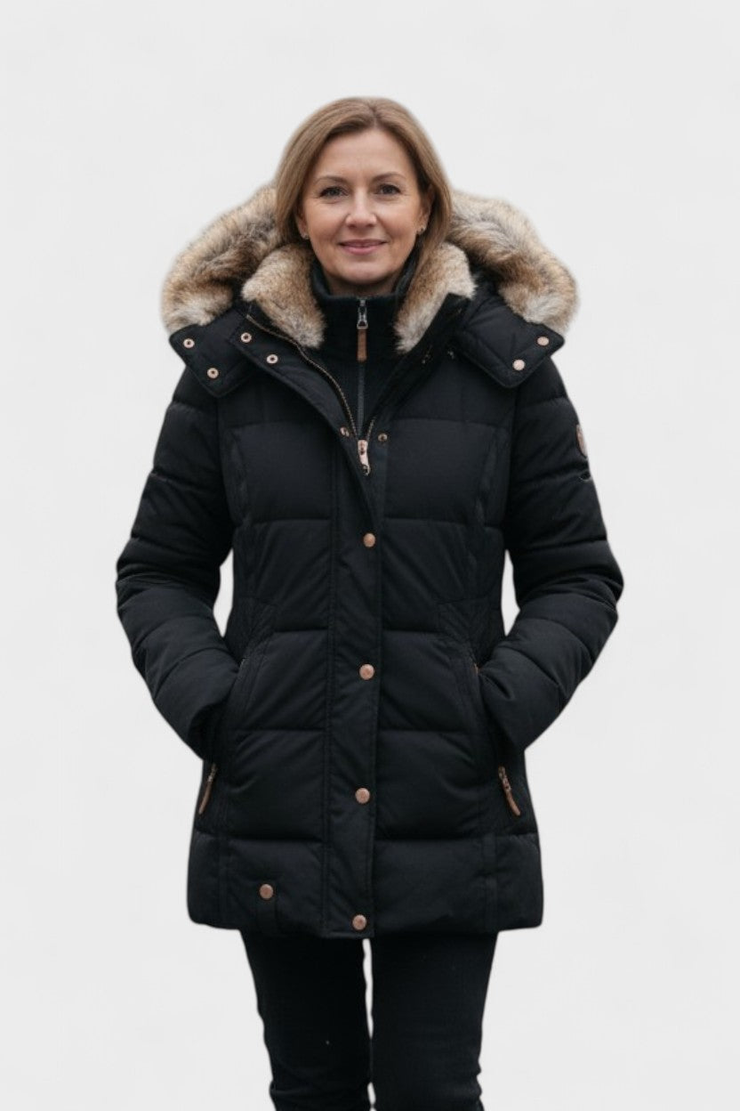 Thilde™ | Manteau avec un doux revêtement en fourrure