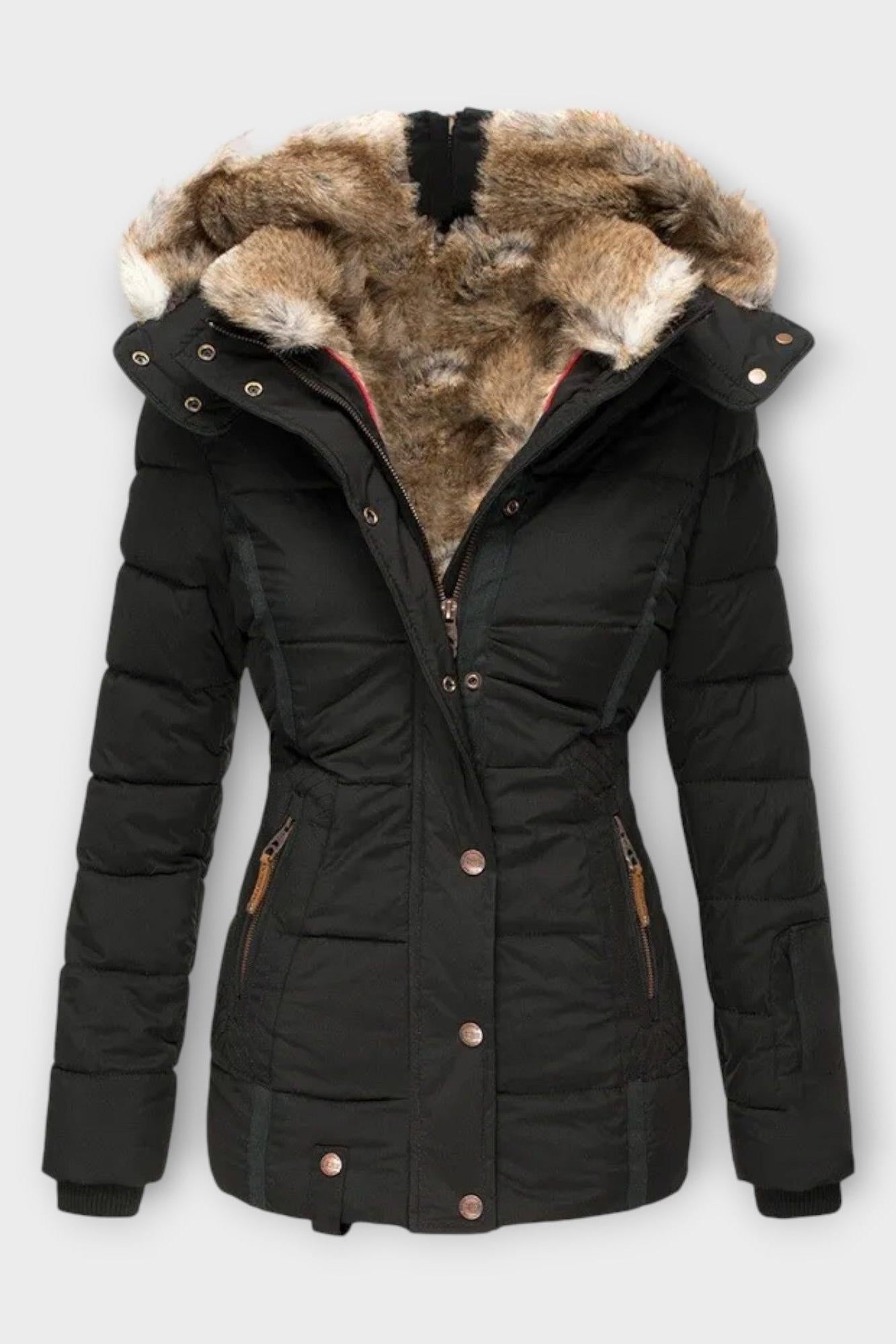 Thilde™ | Manteau avec un doux revêtement en fourrure