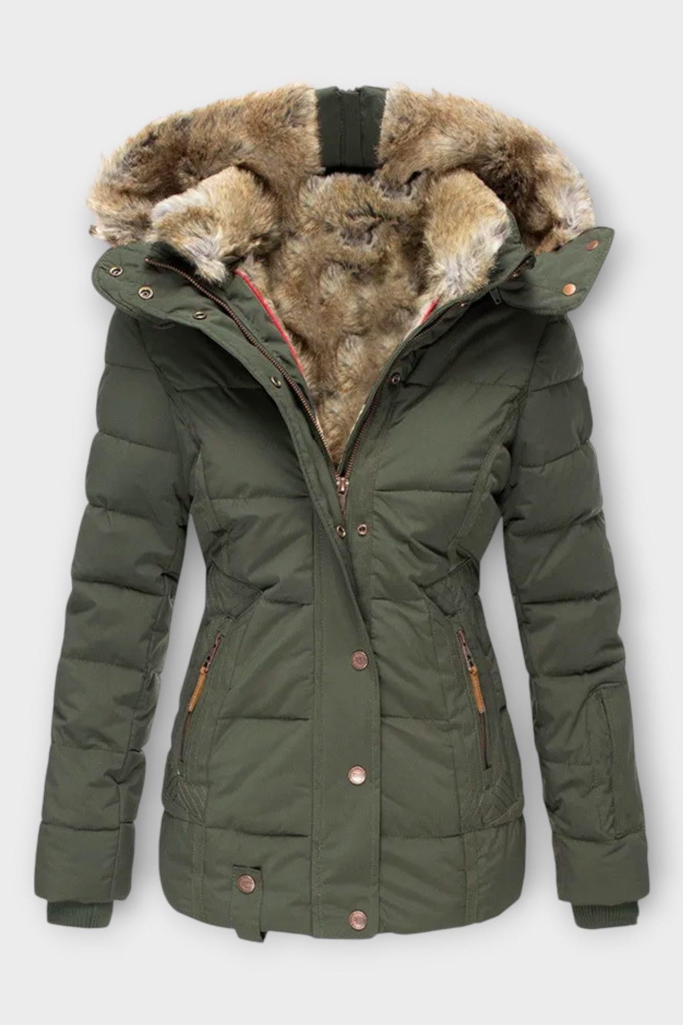 Thilde™ | Manteau avec un doux revêtement en fourrure