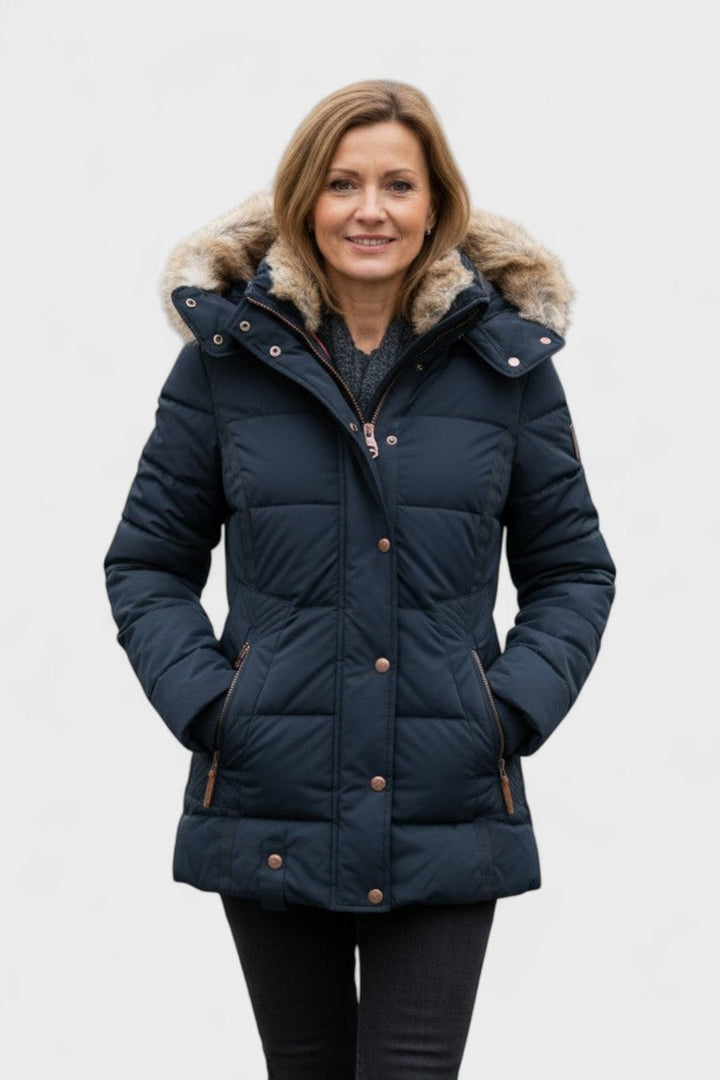 Thilde™ | Manteau avec un doux revêtement en fourrure